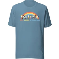 Best All Vibes Welcome Adult T-Shirt Woodstock | Snoopy