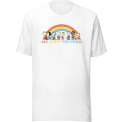 Best All Vibes Welcome Adult T-Shirt Woodstock | Snoopy