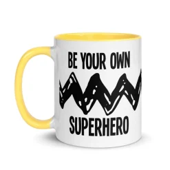 Best Be Your Own Superhero Two Tone Mug Mugs
