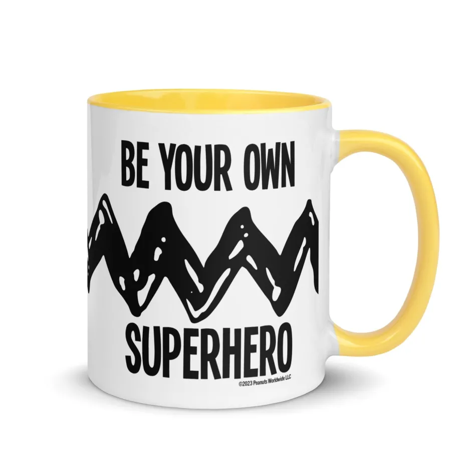 Best Be Your Own Superhero Two Tone Mug Mugs