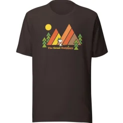 Sale Beagle Scout The Great Outdoors Adult T-Shirt Woodstock | Snoopy