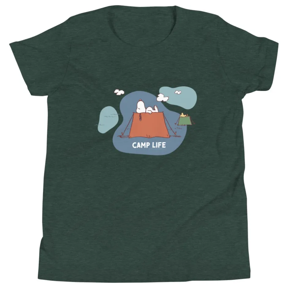 Discount Camp Life Kids T-Shirt Woodstock | Snoopy