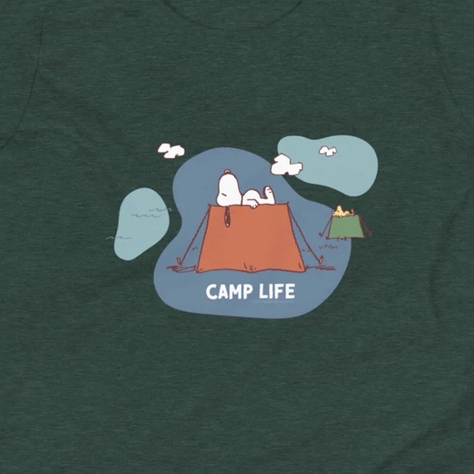 Discount Camp Life Kids T-Shirt Woodstock | Snoopy