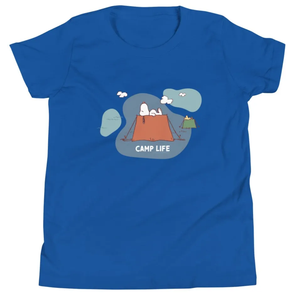 Discount Camp Life Kids T-Shirt Woodstock | Snoopy