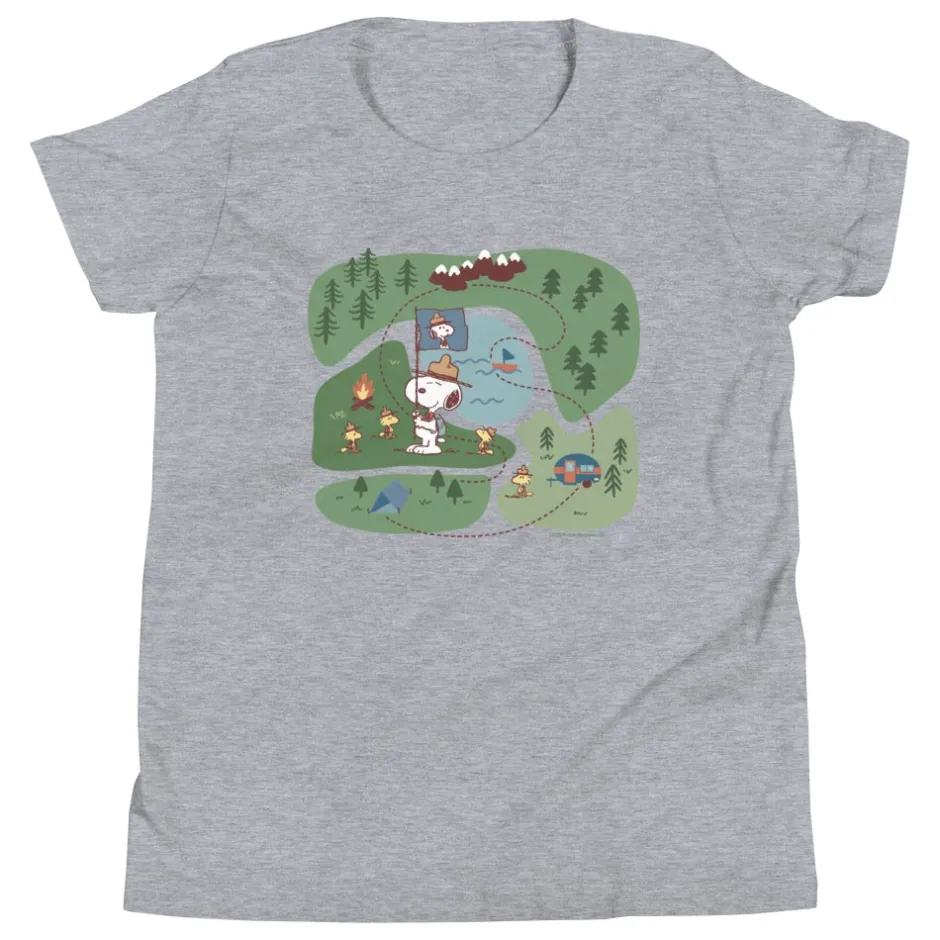 Sale Camp Roadmap Kids T-Shirt Woodstock | Snoopy