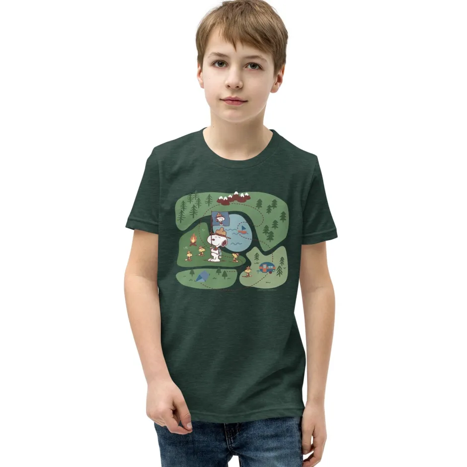 Sale Camp Roadmap Kids T-Shirt Woodstock | Snoopy