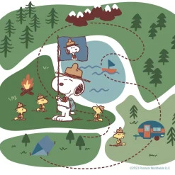 Clearance Camp Roadmap Screw Top Water Bottle Woodstock | Snoopy