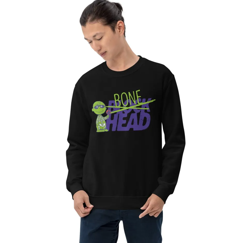 Fashion Charlie Brown Bone Head Adult Sweatshirt Charlie Brown | Hoodies & Sweatshirts