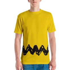 Sale Charlie Brown Costume Adult T-Shirt Charlie Brown | T-Shirts