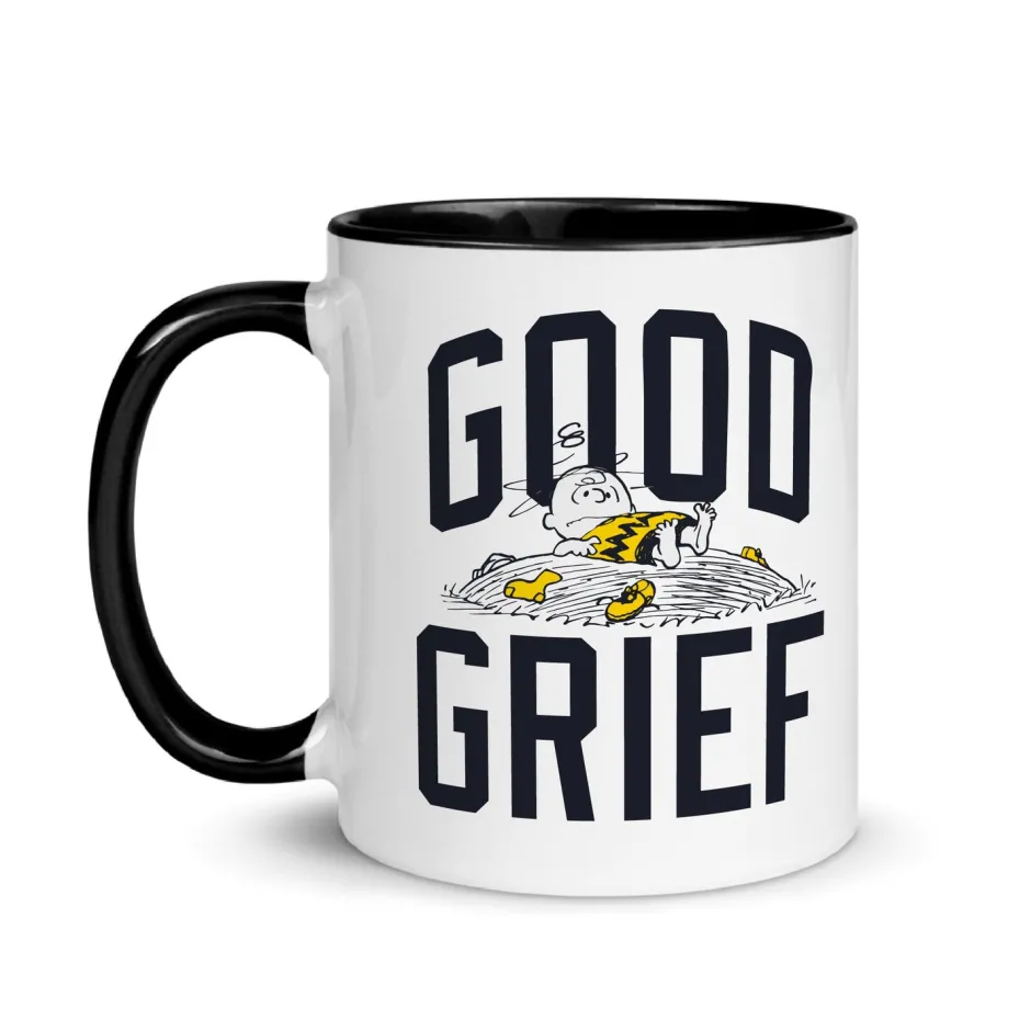 Hot Charlie Brown Good Grief Two Tone Mug Charlie Brown