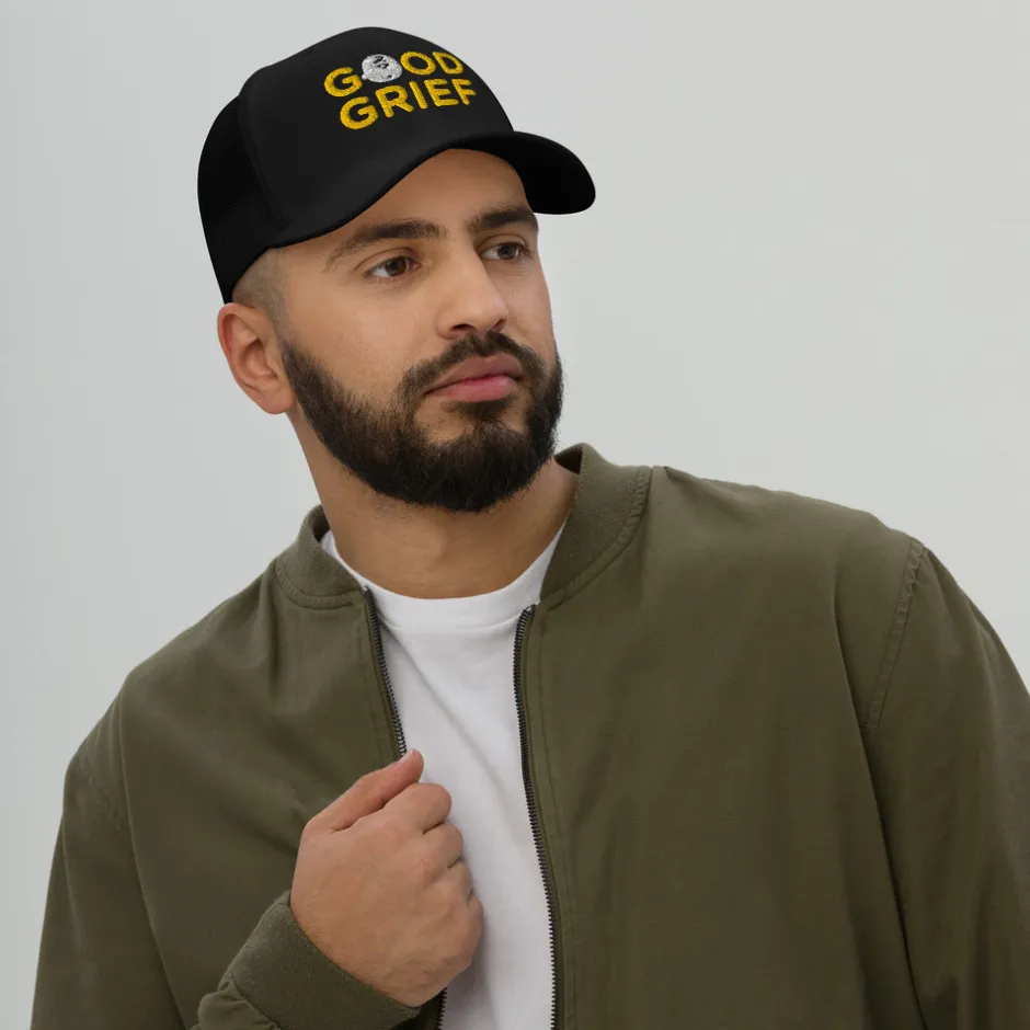 Online Charlie Brown Good Grief Trucker Hat Charlie Brown