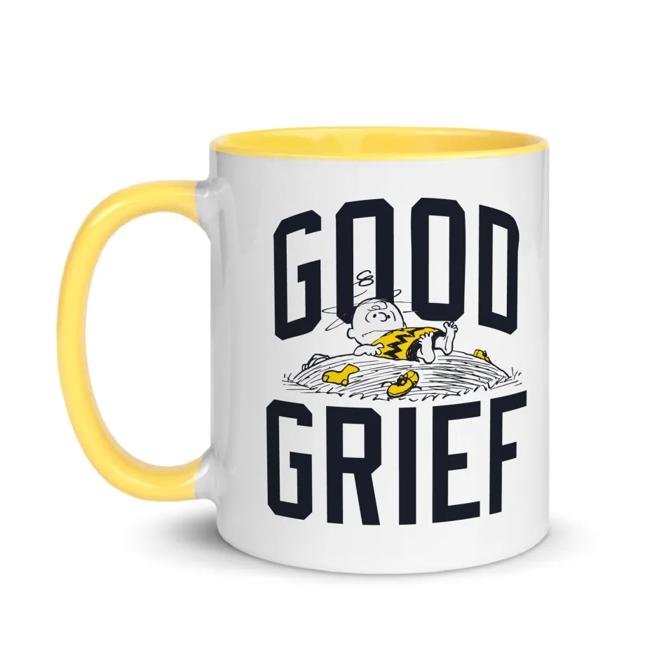 Hot Charlie Brown Good Grief Two Tone Mug Charlie Brown