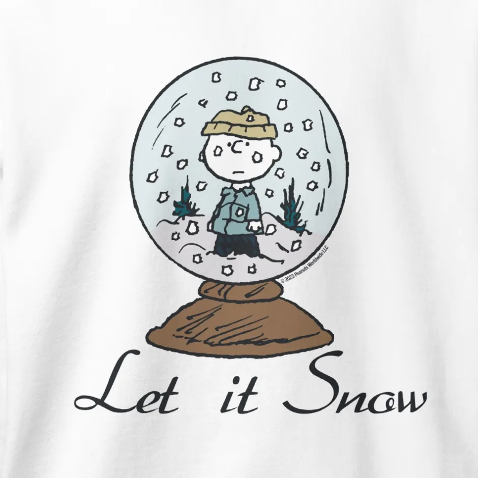 Fashion Charlie Brown Let It Snow Adult Sweatshirt Charlie Brown | Hoodies & Sweatshirts