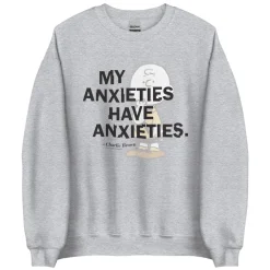 Hot Charlie Brown My Anxieties Have Anxieties Adult Sweatshirt Charlie Brown | Hoodies & Sweatshirts