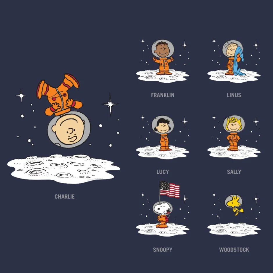 Best Choose Your Favorite Astronaut Customized Adult T-Shirt Woodstock | Snoopy