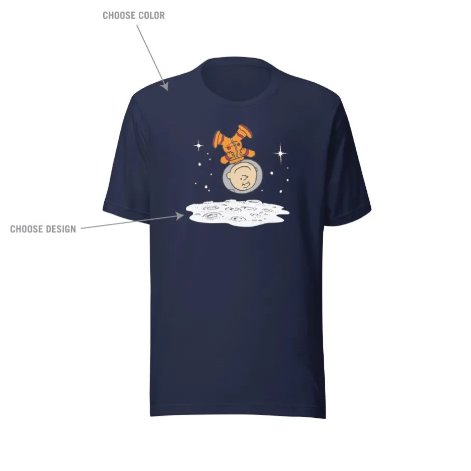 Best Choose Your Favorite Astronaut Customized Adult T-Shirt Woodstock | Snoopy