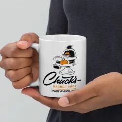 Discount Chuck's Barber Shop Mug Charlie Brown | Mugs
