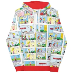 Fashion Comic Strips Color Adult Hoodie Snoopy | Sally Brown