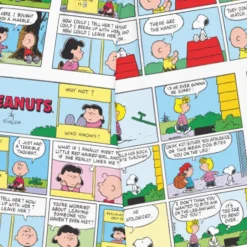 Hot Comic Strips Color Adult Wide Leg Pants Snoopy | Sally Brown