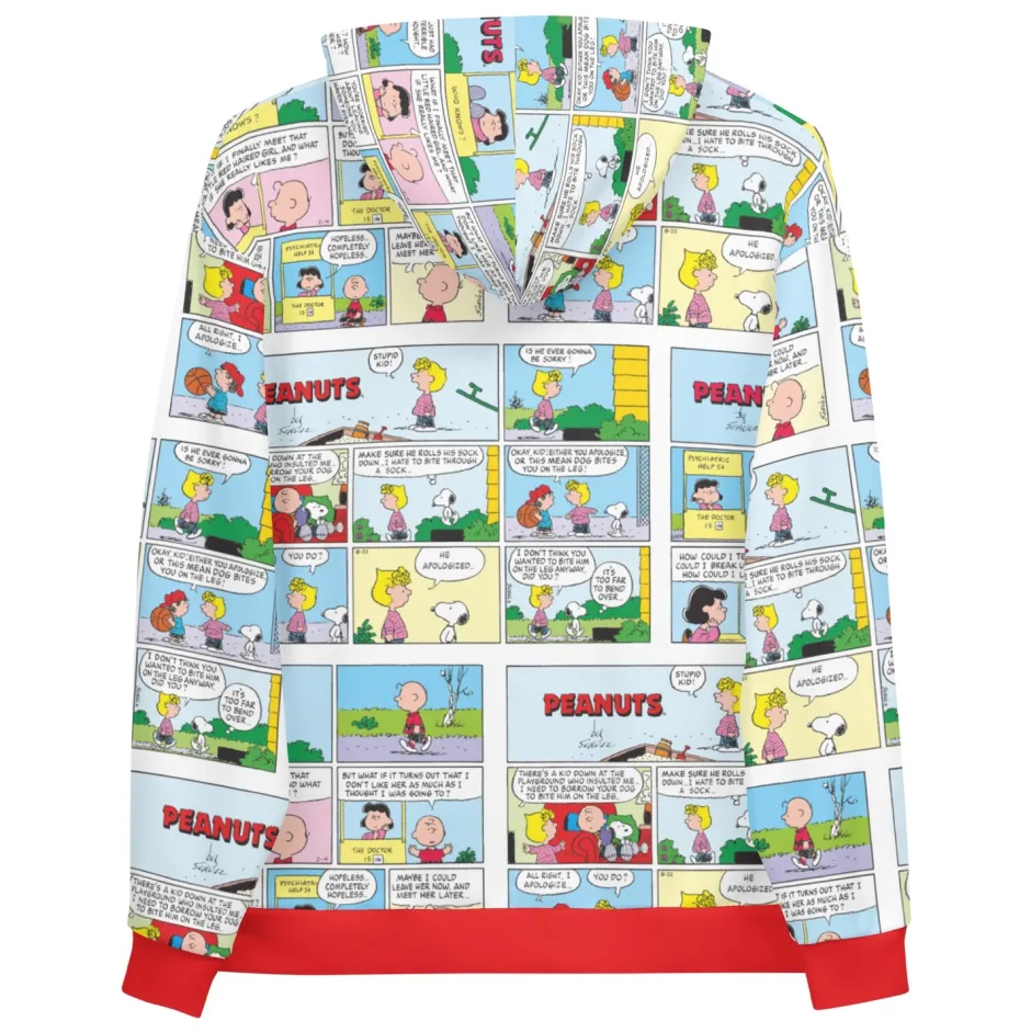 Fashion Comic Strips Color Adult Hoodie Snoopy | Sally Brown