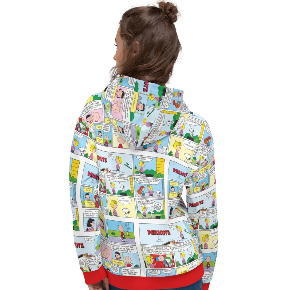 Fashion Comic Strips Color Adult Hoodie Snoopy | Sally Brown