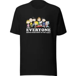 Clearance Everyone Brings Something To The Party Adult T-Shirt Snoopy | Schroeder