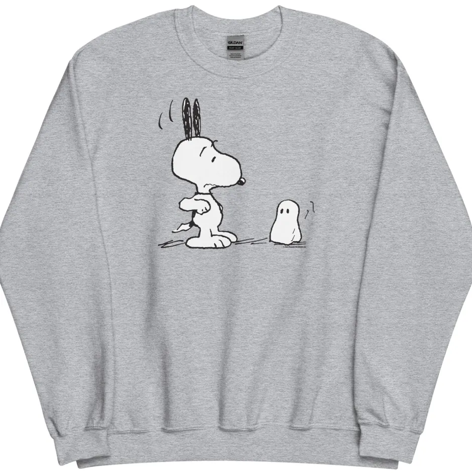 Best Ghost Adult Sweatshirt Woodstock | Snoopy
