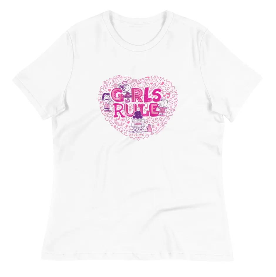 New Girls Rule Women's Relaxed T-Shirt Sally Brown | Peppermint Patty