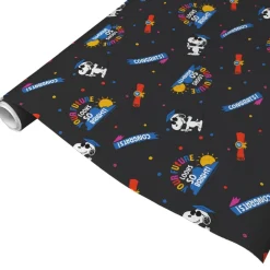 New Graduation Snoopy Satin Wrapping Paper Snoopy | Wrapping Paper