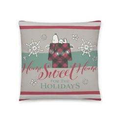New Home Sweet Home Pillow Snoopy | Blankets & Pillows