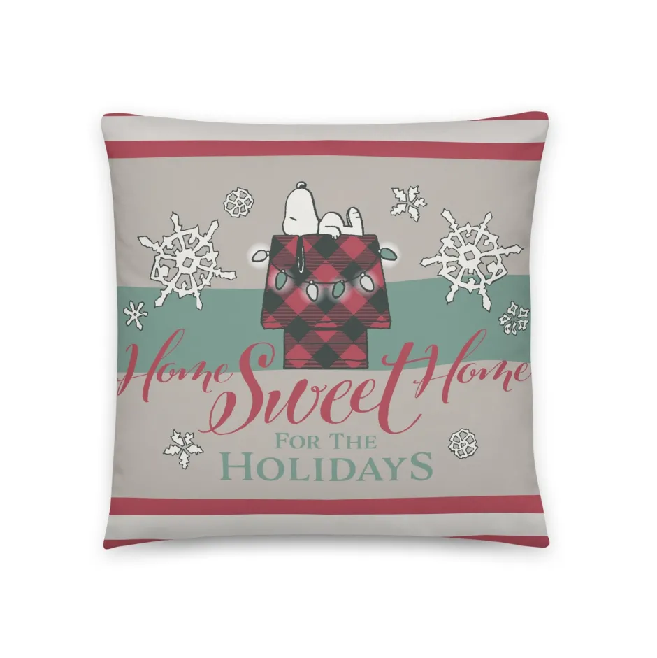 New Home Sweet Home Pillow Snoopy | Blankets & Pillows