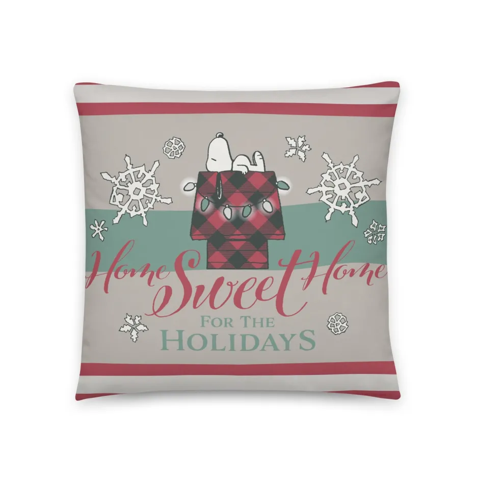 New Home Sweet Home Pillow Snoopy | Blankets & Pillows