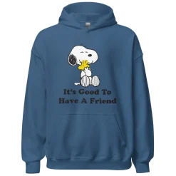 Fashion It's Good To Have A Friend Adult Hoodie Woodstock | Snoopy
