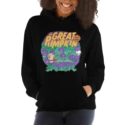 Sale It's The Great Pumpkin Adult Hoodie Snoopy | Linus Van Pelt