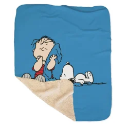 New Linus & Snoopy Blanket Sherpa Blanket Snoopy | Linus Van Pelt