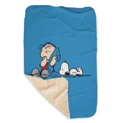 New Linus & Snoopy Blanket Sherpa Blanket Snoopy | Linus Van Pelt