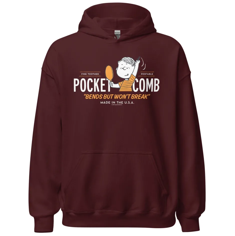Outlet Linus Pocket Comb Adult Hoodie Linus Van Pelt | Hoodies & Sweatshirts