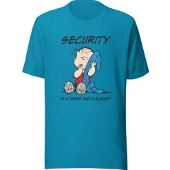 Clearance Linus Security Is A Thumb And A Blanket Adult T-Shirt Linus Van Pelt | T-Shirts