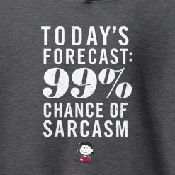 Hot Lucy Chance Of Sarcasm Adult Hoodie Lucy Van Pelt | Hoodies & Sweatshirts