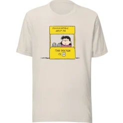 New Lucy Psychiatric Help Booth Adult T-Shirt Lucy Van Pelt | T-Shirts