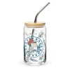New All American Rodeo Club Can-Shaped Glass Glassware