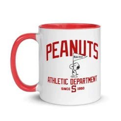 Clearance Athletic Department Snoopy Two Tone Mug Snoopy | Mugs