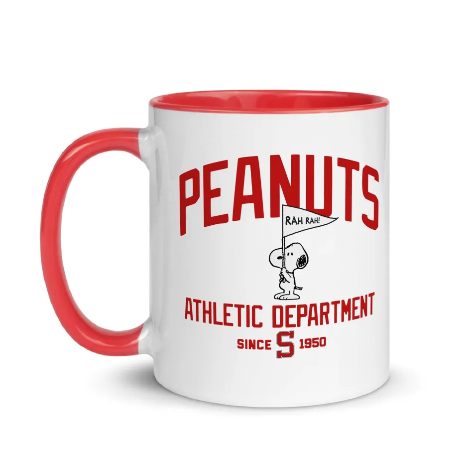 Clearance Athletic Department Snoopy Two Tone Mug Snoopy | Mugs