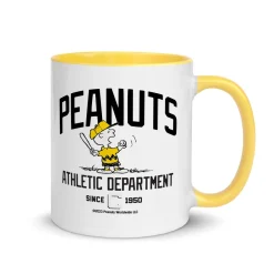 Clearance Athletic Department Charlie Brown Two Tone Mug Charlie Brown | Mugs