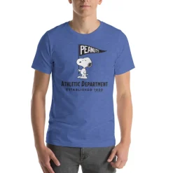 Discount Athletic Department Snoopy Adult T-Shirt Snoopy | T-Shirts