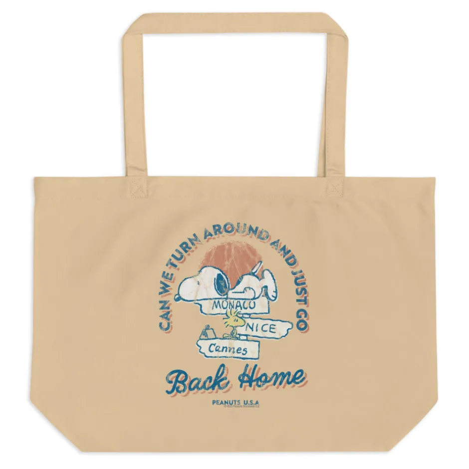 Fashion Back Home Tote Bag Woodstock | Snoopy