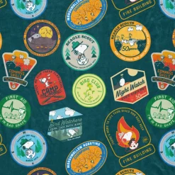 New Beagle Scouts 50 Years Badges Sherpa Blanket Snoopy | Blankets & Pillows
