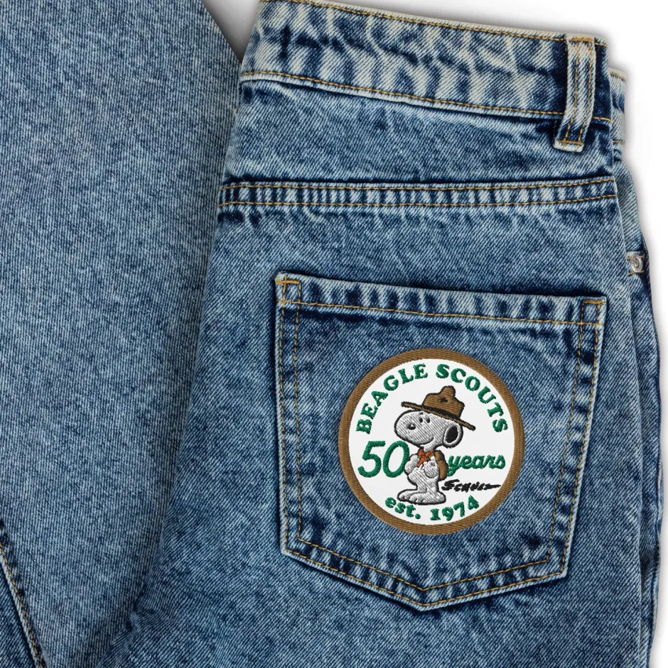 Clearance Beagle Scouts 50 Years Badges Embroidered Patch Snoopy