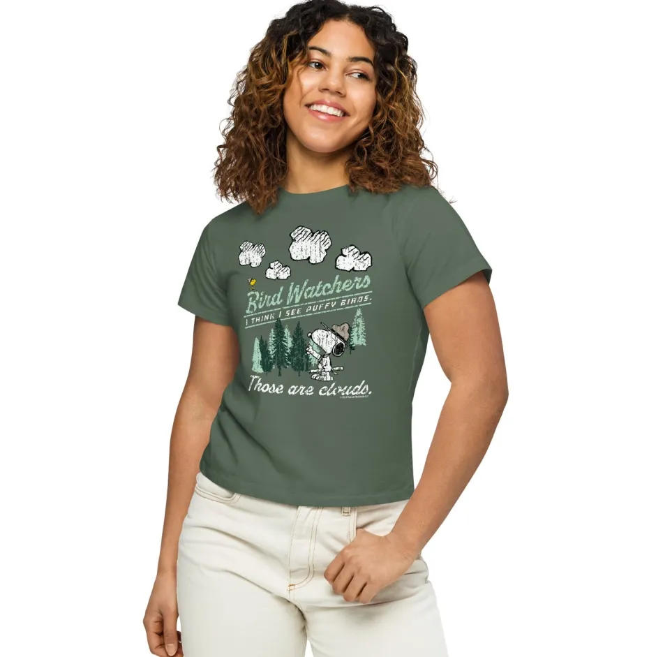 New Bird Watchers Women's High Waisted T-Shirt T-Shirts