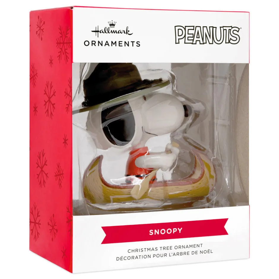 Best Camp Snoopy in Canoe Ornament Snoopy